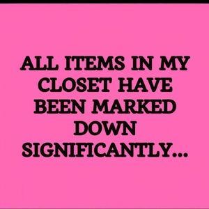 🎈🍓🍾recently 
FINAL REDUCTION OF ITEMS UNDER $10